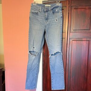 Levi's Light Blue Straight Leg Jeans